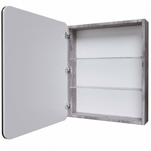 Шкаф-Зеркало Grossman ТАЛИС-60 см универсал. бетон пайн 206006