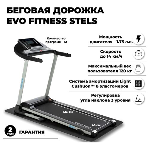 фото Беговая дорожка электрическая evo fitness stels