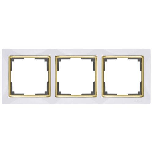 Рамка 3п Werkel WL03-Frame-03-white-GD Snabb