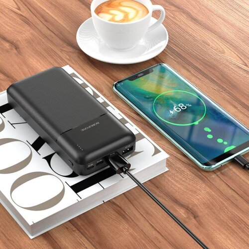 Повербанк Borofone 20000 mAh Внешний аккумулятор BJ16A Черный 306200₽