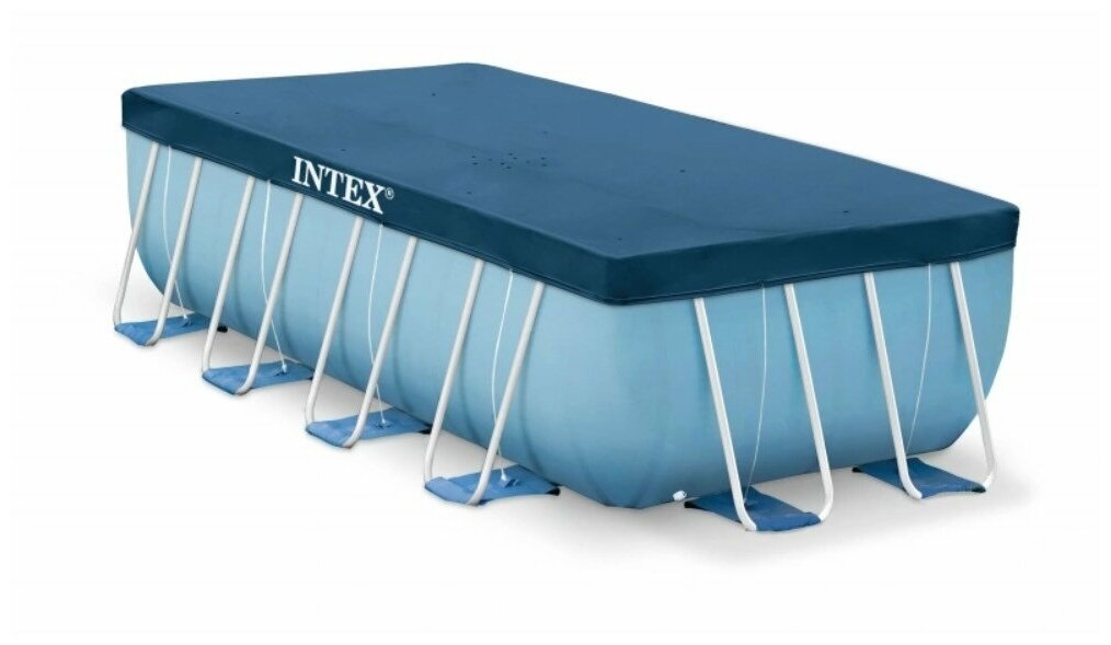 Чехол д/бассейна каркасный, прямоугол.389х184х20 см Каркасный, прямоугол.389х184х20 INTEX 28037