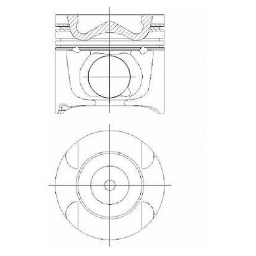 Поршень Nural 87-422000-00
