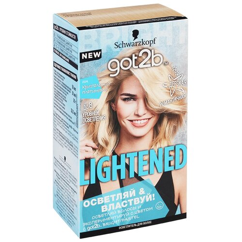 Got2b Lightened Осветлитель для волос, 00А Кристальный платиновый