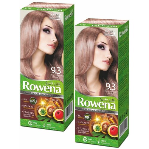 Rowena Soft Silk Краска для волос т9.3 Жемчужный Блондин Комплект 2 шт.