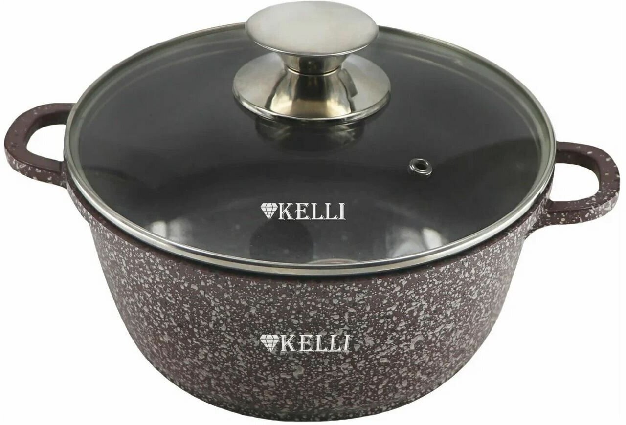 Кастрюля Kelli KL-4091-16 с гранитным покрытием 1,6л. - фотография № 8