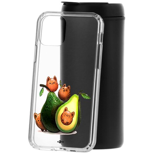 фото Чехол на айфон 11 pro kruche print авокотики кruче