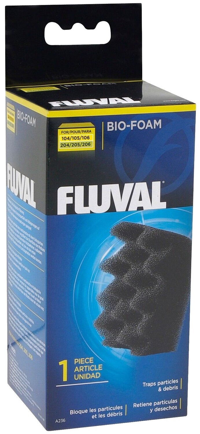 Губка грубой очистки для фильтров Fluval 206