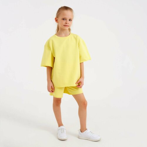 Комплект одежды Minaku, размер 140, мультиколор, желтый