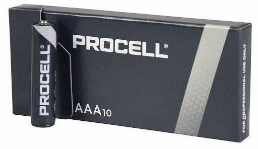 AAA Батарейка DURACELL Procell LR03-10BL MN2400, 10 шт. - фото №16