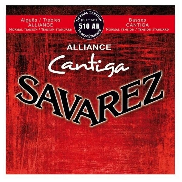 Струны для классической гитары Savarez 510AR Alliance Cantiga Red standard tension