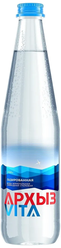 Вода минеральная газированная Архыз 20 шт по 0,5 л стекло