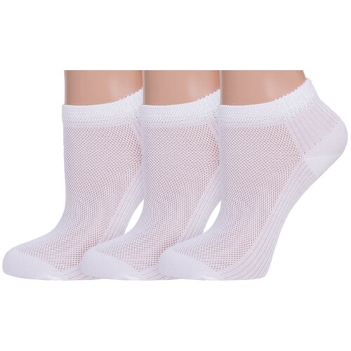 Женские носки Grinston, вязаные, размер 25, белый