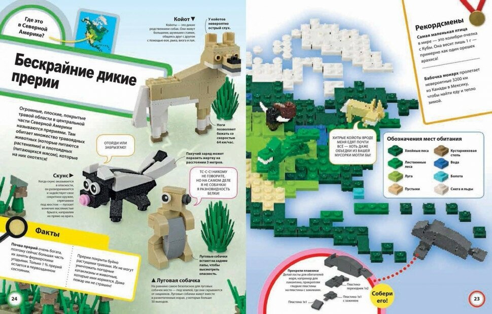 LEGO Атлас животных (+ набор LEGO из 60 элементов) - фото №14