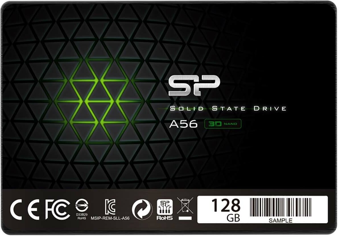 Внутренний SSD накопитель Silicon Power 128GB Ace A56 (SP128GBSS3A56B25)