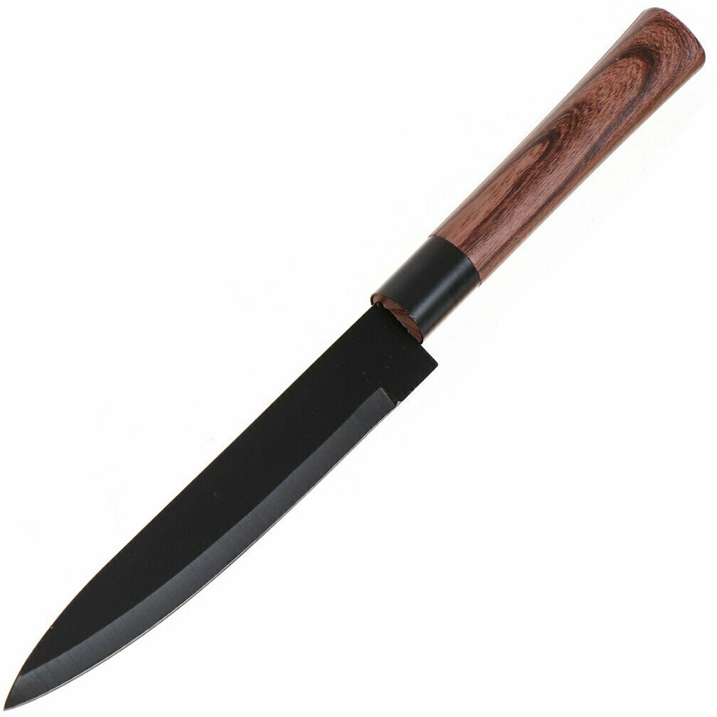 Нож кухонный Daniks, Геркулес, универсальный, нержавеющая сталь, 12.5 см, рукоятка пластик, YW-A341C-UT