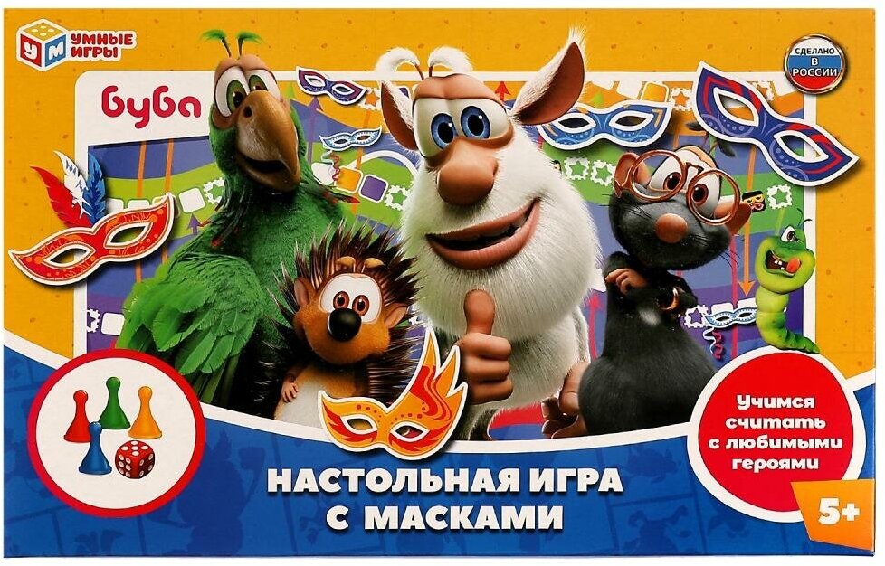 Настольная игра с масками Буба Умные игры 4680107941688