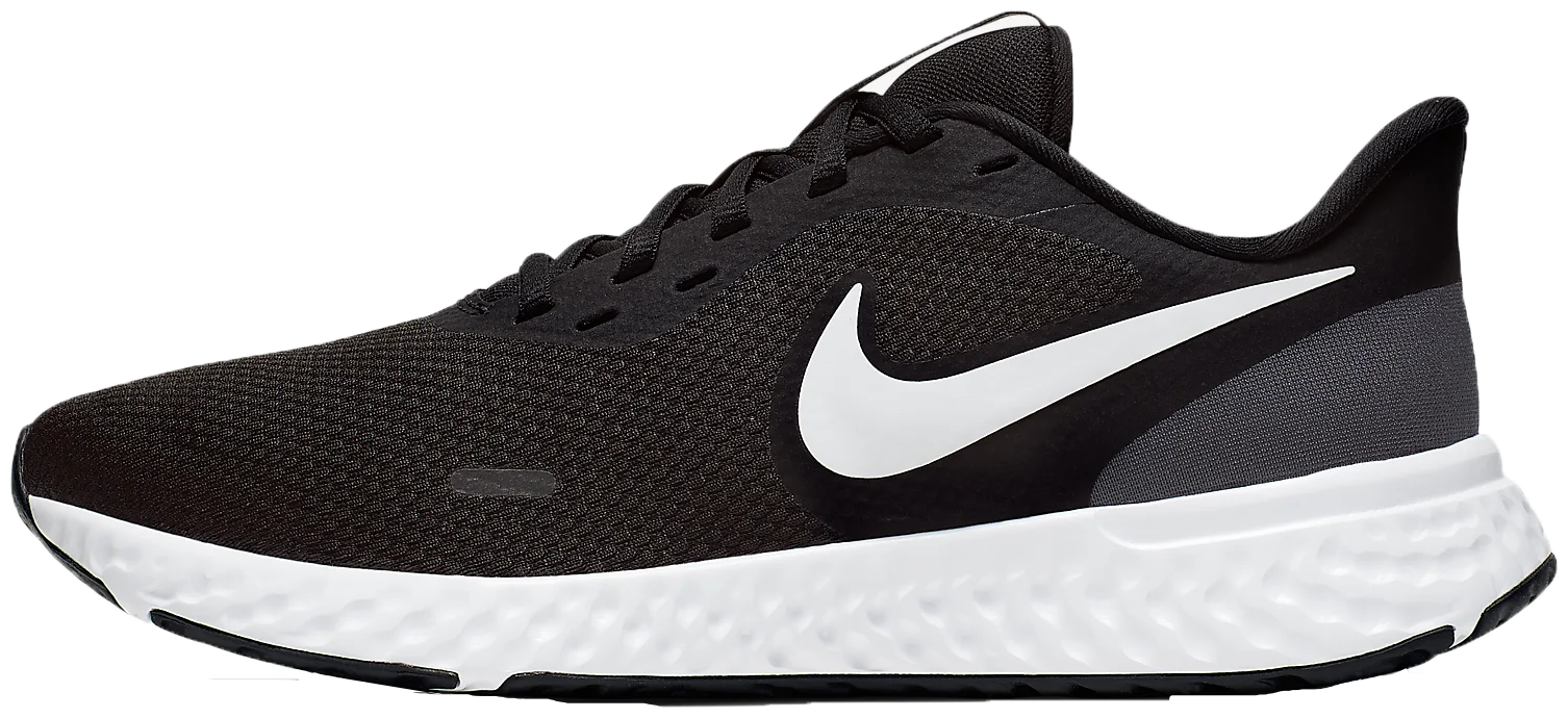 nike revolution 5 panelled running shoes