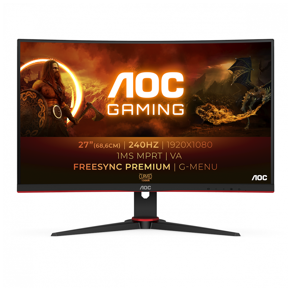 Игровой монитор AOC GAMING C27G2ZE/BK