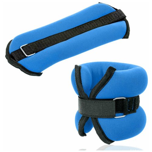 HKAW101-3 Утяжелители ALT Sport (2х1,5кг) (нейлон) в сумке (синие)