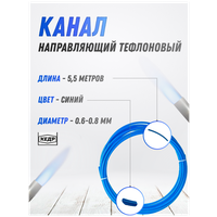 Канал направляющий тефлоновый кедр PRO (0,6-0,8) 5,5 м синий