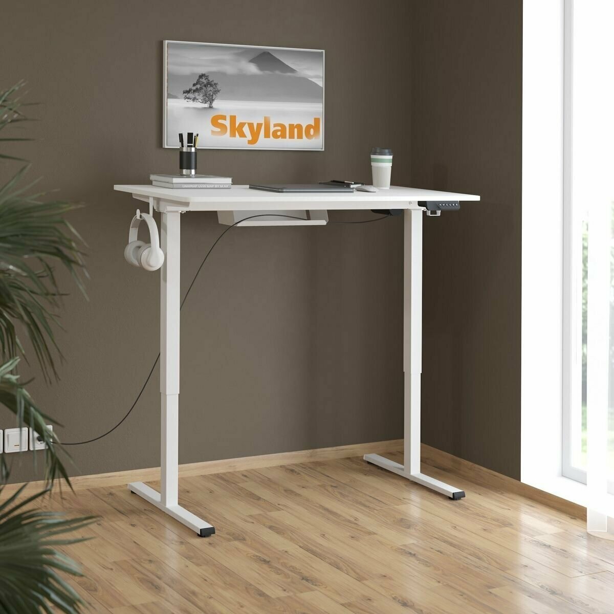 Компьютерный стол с регулировкой высоты / письменный стол SKYLAND XTEN-UP AT-002, 1200х600х730/1210 - фотография № 2