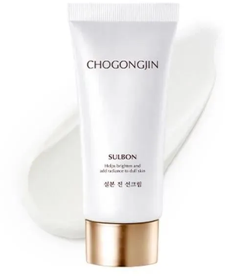 Chogongjin Sulbon Осветляющий солнцезащитный крем 50 мл SPF50+ Модернизированный солнцезащитный крем