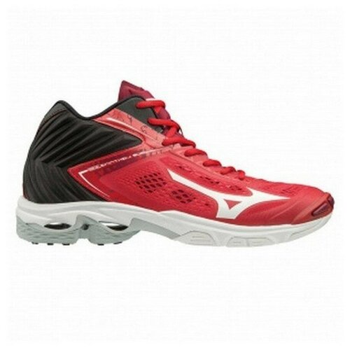 фото Кроссовки мужские волейбольные mizuno v1ga1905 62 wave lightning z5 mid v1ga190562-5 размер 43,5 цвет красный