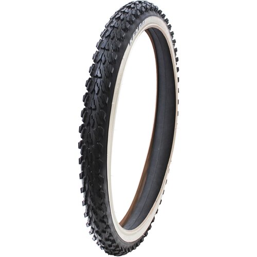 фото Покрышка для велосипеда 20"х2.00 5-525030 (новый арт 5-529430) (54-406) k870 высокий черно-белая (25) kenda