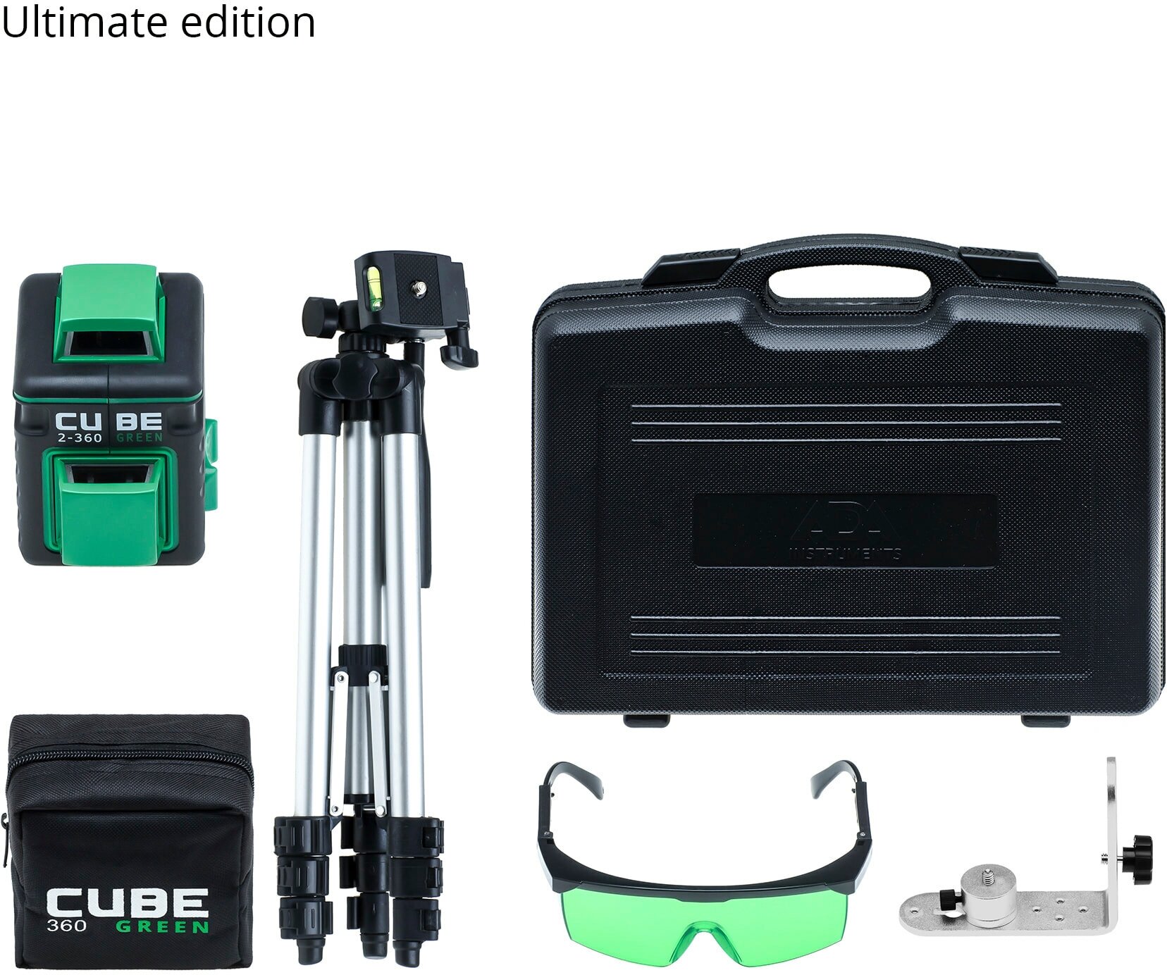 Лазерный уровень ADA Cube 2-360 Green Ultimate Edition [a00471] - фото №15