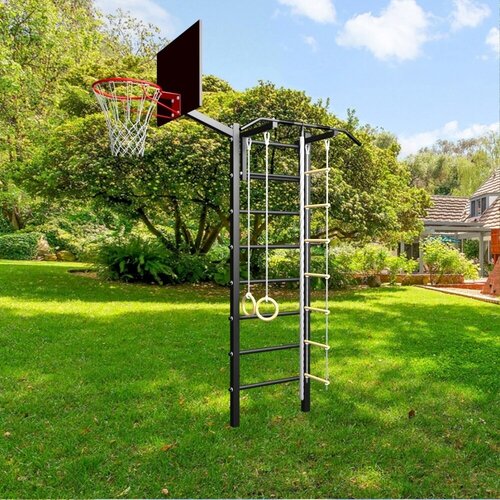 Уличная шведская стенка Sv Sport У402K (ступени Чёрные)