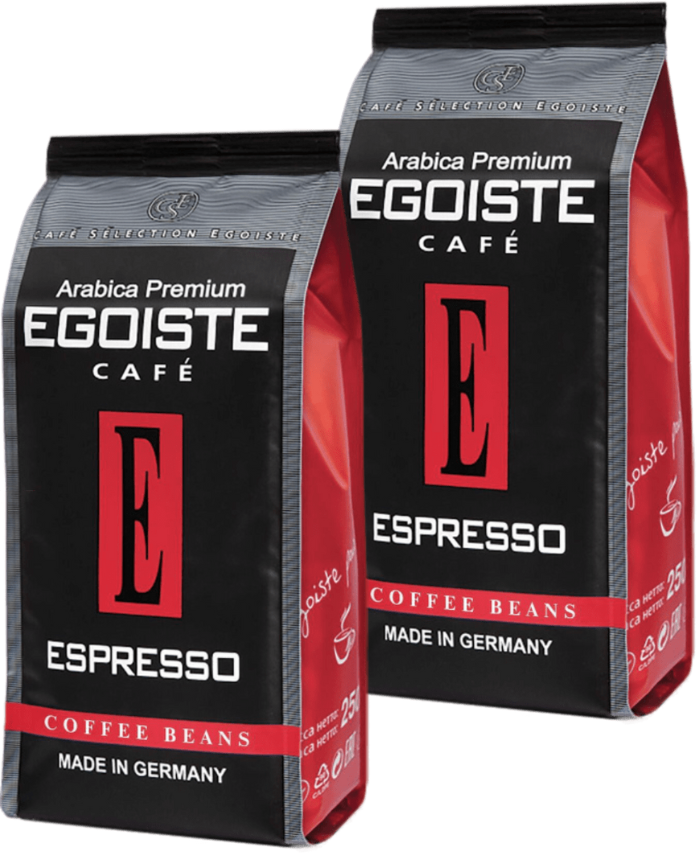 Кофе в зернах Egoiste Espresso 250 грамм 2 штуки