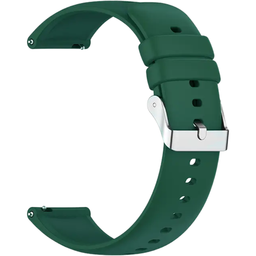 Ремешок для часов 20 мм силиконовый универсальный J.Franco зеленый