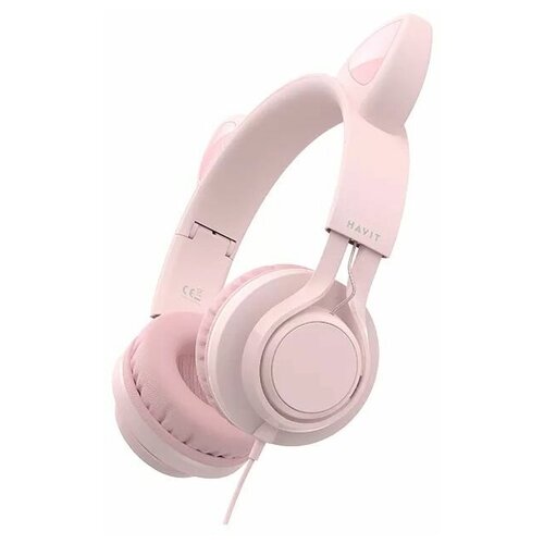 Наушники Havit Audio series-Wired headphone H225d Pink