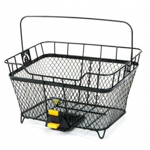 Корзина задняя Topeak Wire Basket MTX Rear (TB2005), цвет Чёрный корзина на багажник ventura 41 carrier basket across съемная черная