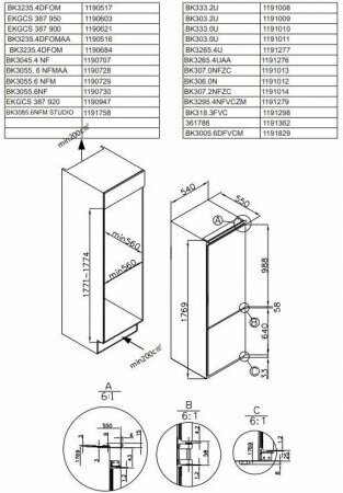 Встраиваемый холодильник Hansa BK303.0U, белый - фотография № 11