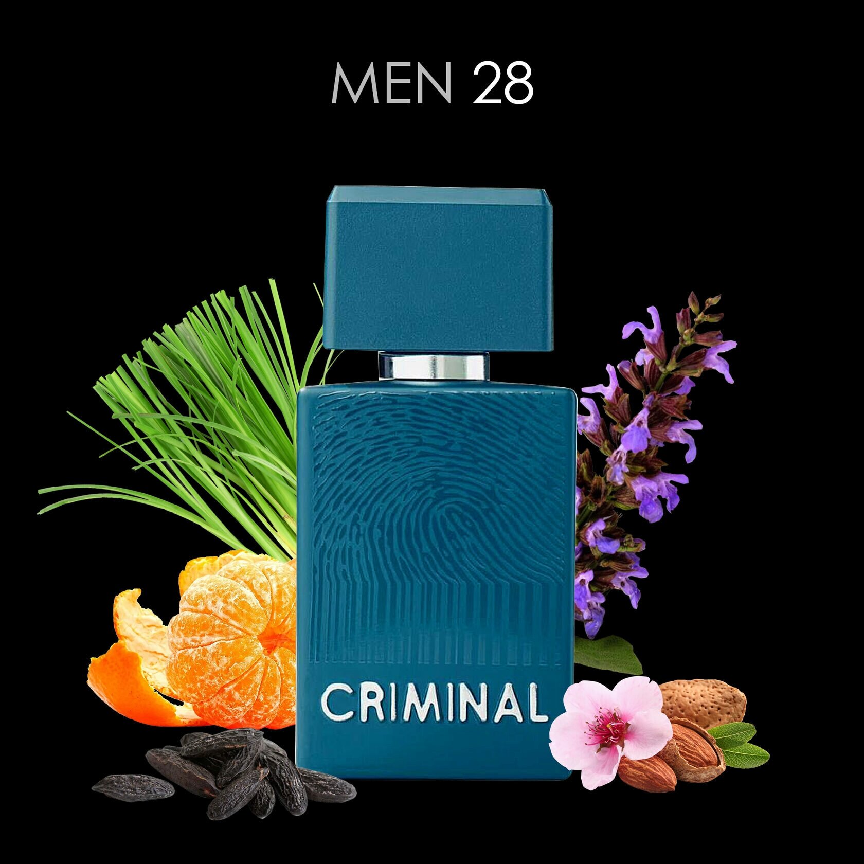 Карамельно-пряный аромат/Criminal Men 28 EDP 60ml