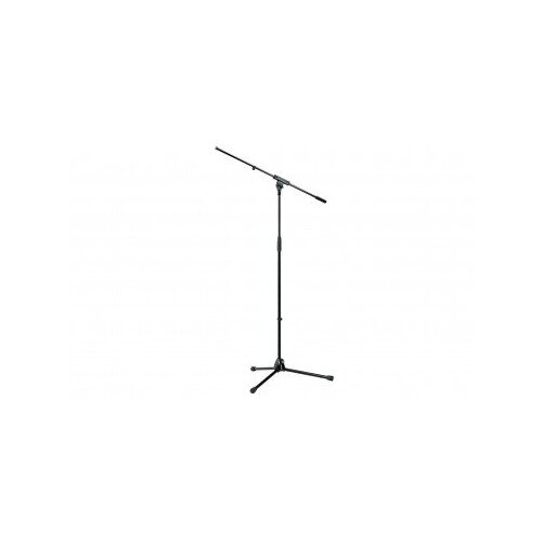 K&M 21060-300-55 микрофонная стойка "журавль", высота 925-1680 мм, длина журавля 805 мм, цинковое основание, вес 3 кг, чёрная