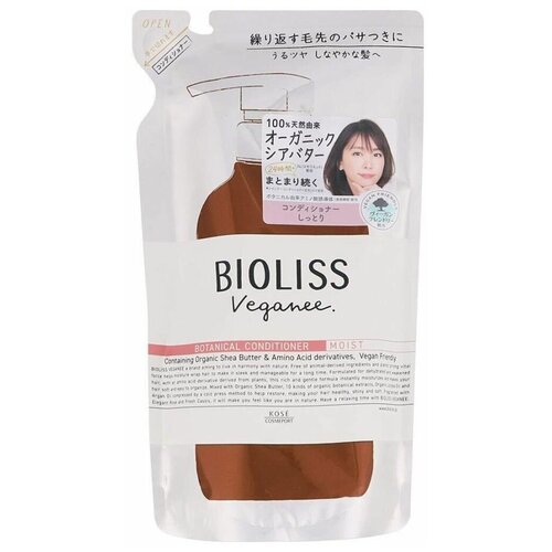 Увлажняющий кондиционер для волос KOSE Bioliss Veganee Botanical Moist 340мл