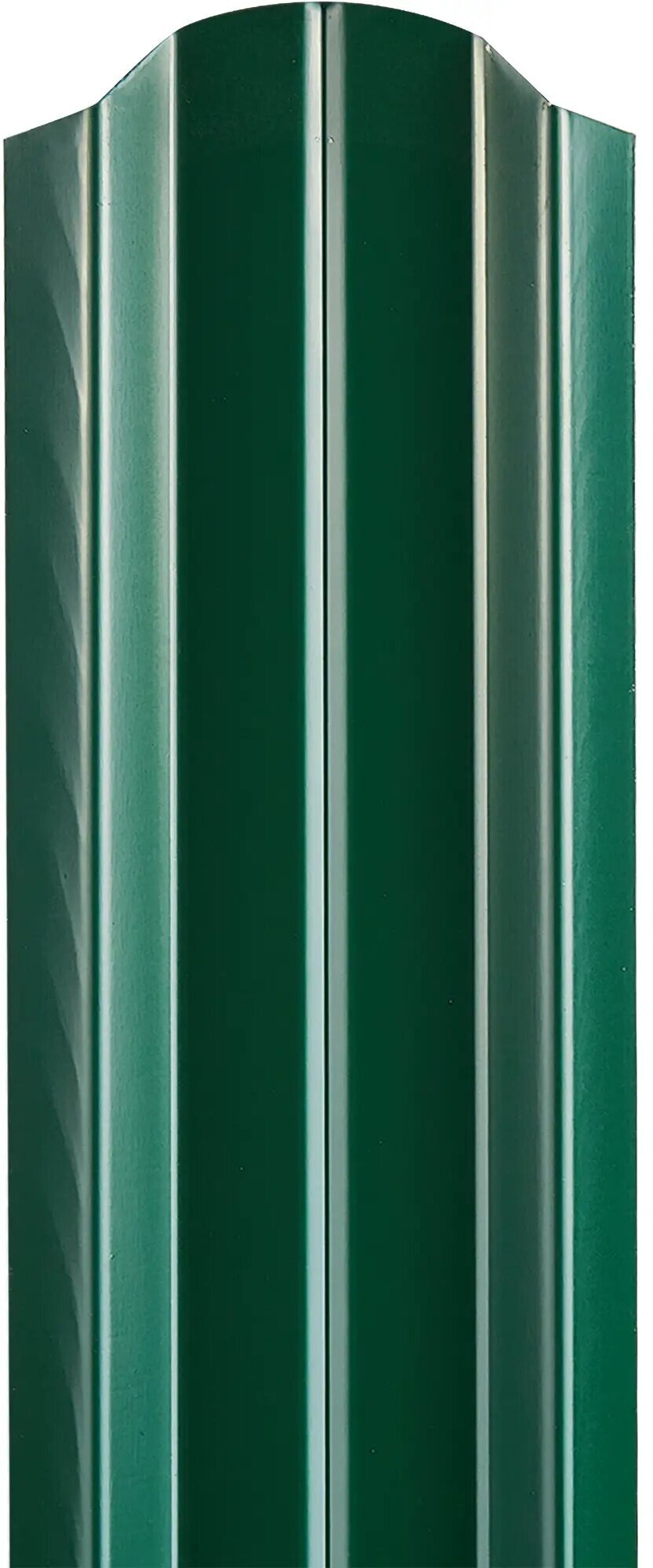 Штакетник односторонний ЭКО-М 76мм 1.5 м 6005 зеленый