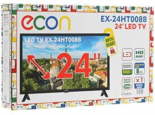 24" Телевизор ECON EX-24HT008B 2020 LED