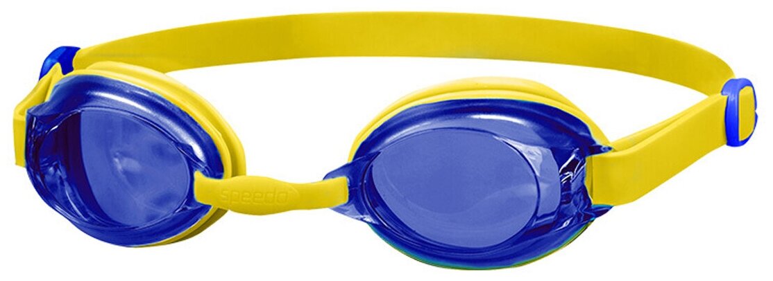 Очки для плавания Speedo Jet Jr, синие линзы, желтая оправа 8-09298B567