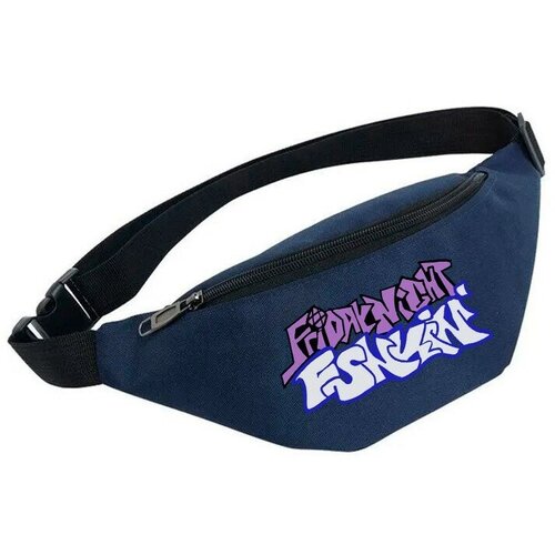 фото Сумка поясная noname, синий