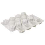 Форма для приготовления пирожных и конфет Snowflakes 30,5 х 18 см - изображение