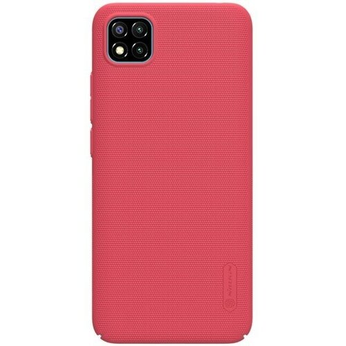 Накладка пластиковая Nillkin Frosted Shield для Xiaomi Poco C3 Красная накладка пластиковая nillkin frosted shield для meizu mx6 золотая