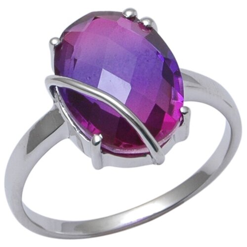 фото Balex кольцо 1410931508 из серебра 925 пробы с кварцем, размер 17.5