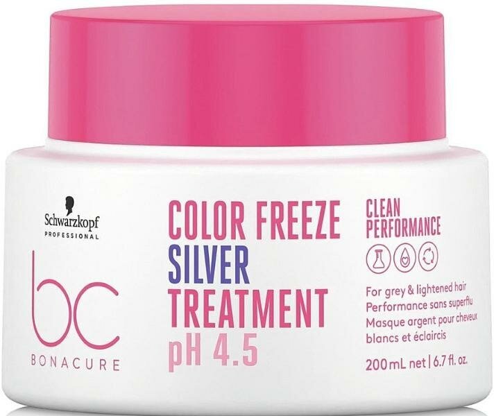 Маска для волос Schwarzkopf Professional BC Bonacure Color Freeze Нейтрализующая маска для окрашенных волос 200 мл