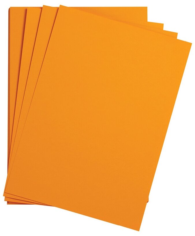 Цветная бумага 500×650мм, Clairefontaine «Etival color», 24л, 160г/м2, желтое солнце, легкое зерно, хлопок