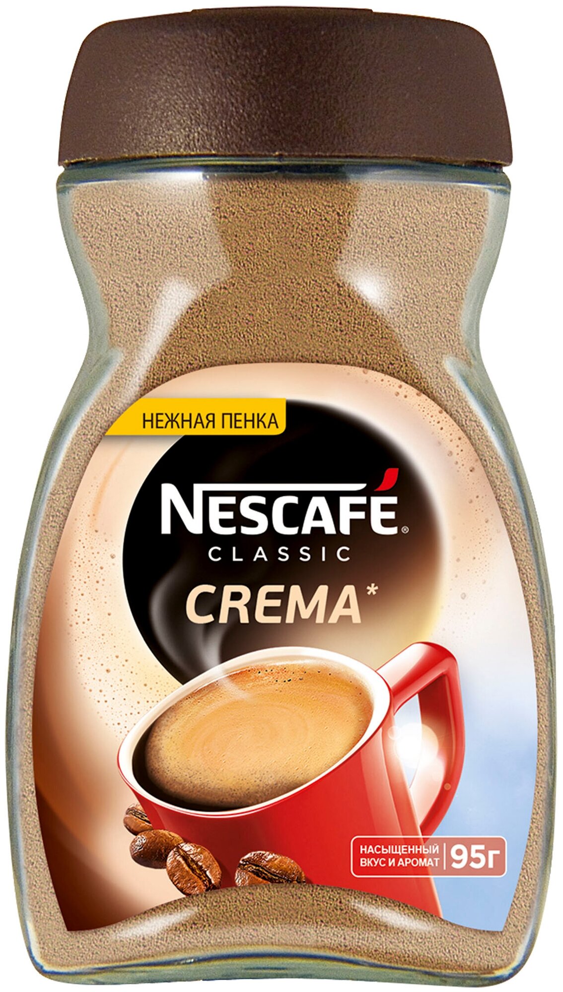 NESCAFE CLASSIC Crema Кофе натуральный растворимый порошкообразный 95 г - фотография № 8