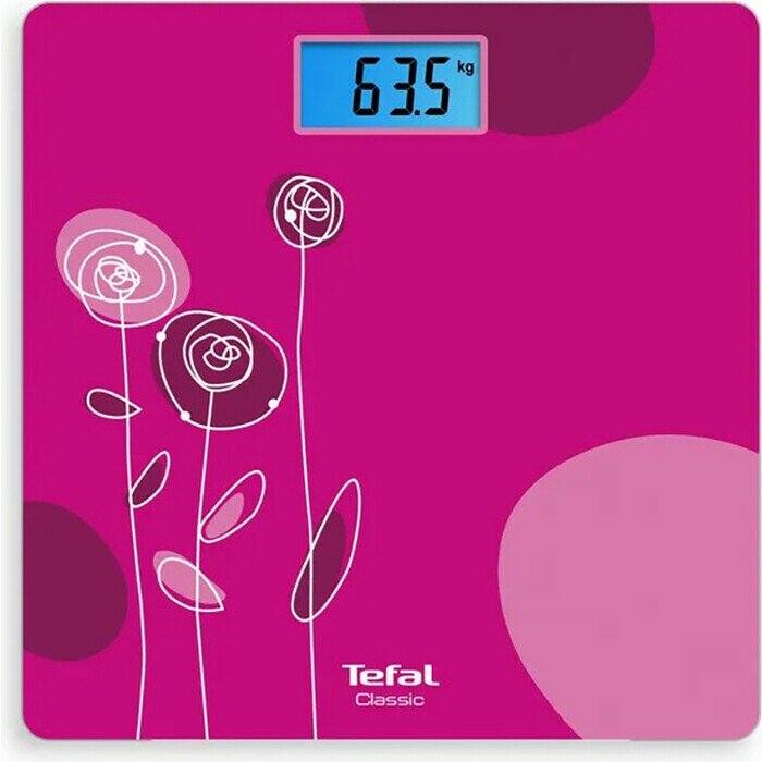 Напольные весы Tefal Classic PP1531V0, розовый - фотография № 1