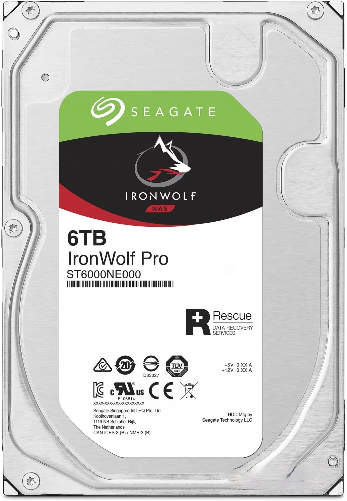 Жесткий диск SEAGATE Ironwolf Pro , 6Тб, HDD, SATA III, 3.5" - фото №11